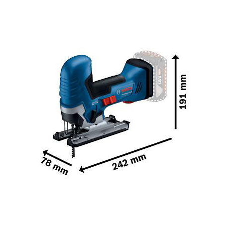 BOSCH aku ubodna pila GST 185-LI 18V 4,0Ah kovčeg - Slika 2