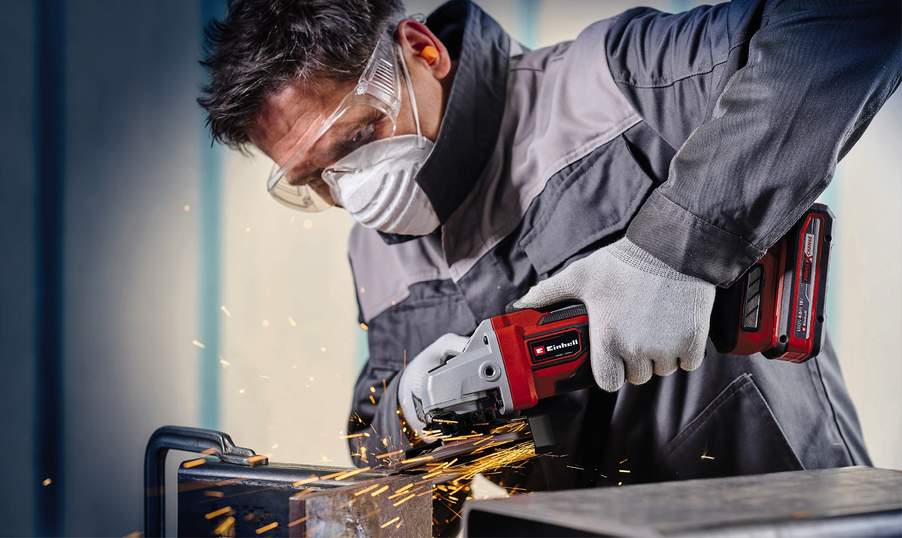 EINHELL PROFESSIONAL aku kutna brusilica TP-AG 18/125 CE Q PXC 18V bez baterije - Slika 6