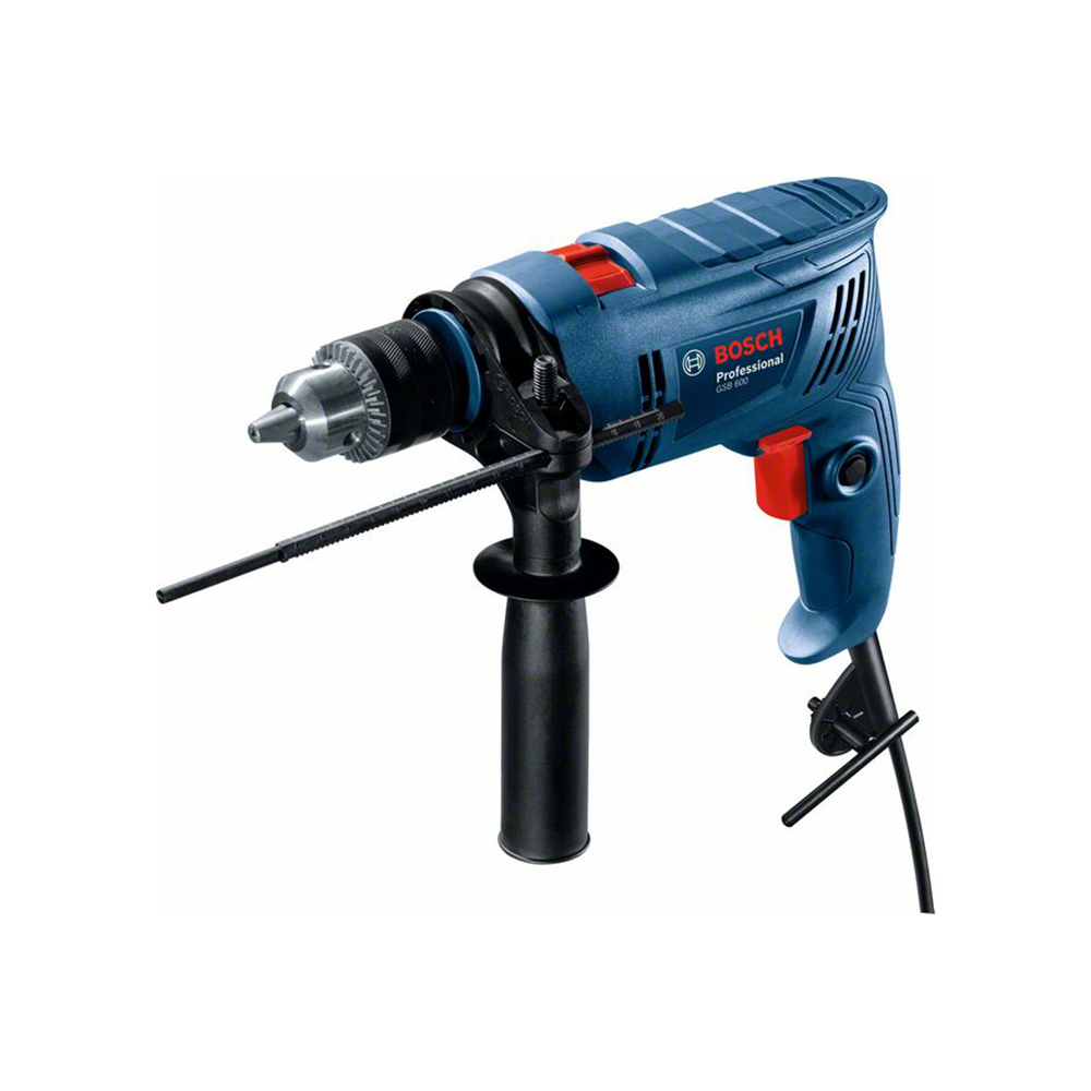 BOSCH udarna bušilica GSB 600 + 100 dj. set pribora