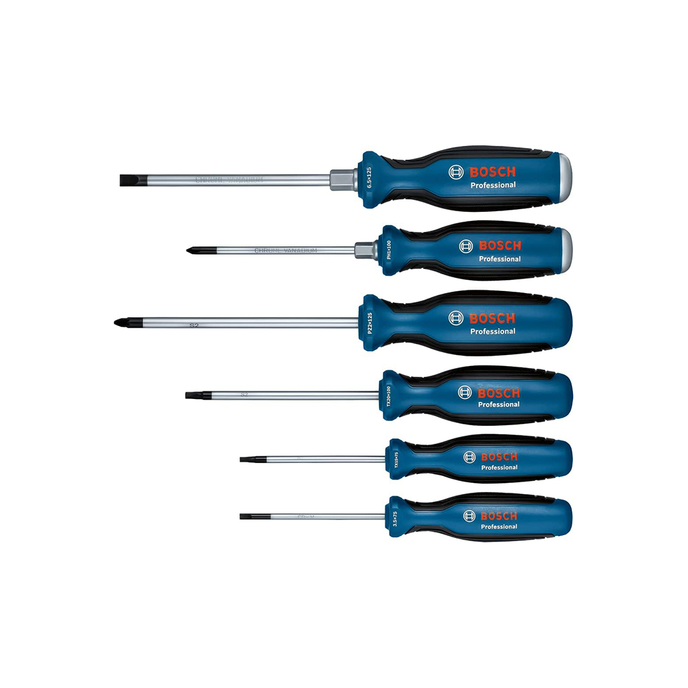 BOSCH set odvijača SL/PH/PZ/TX 6-dijelni