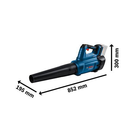 BOSCH aku puhač za lišće GBL 18V-750 18V bez baterije - Slika 2