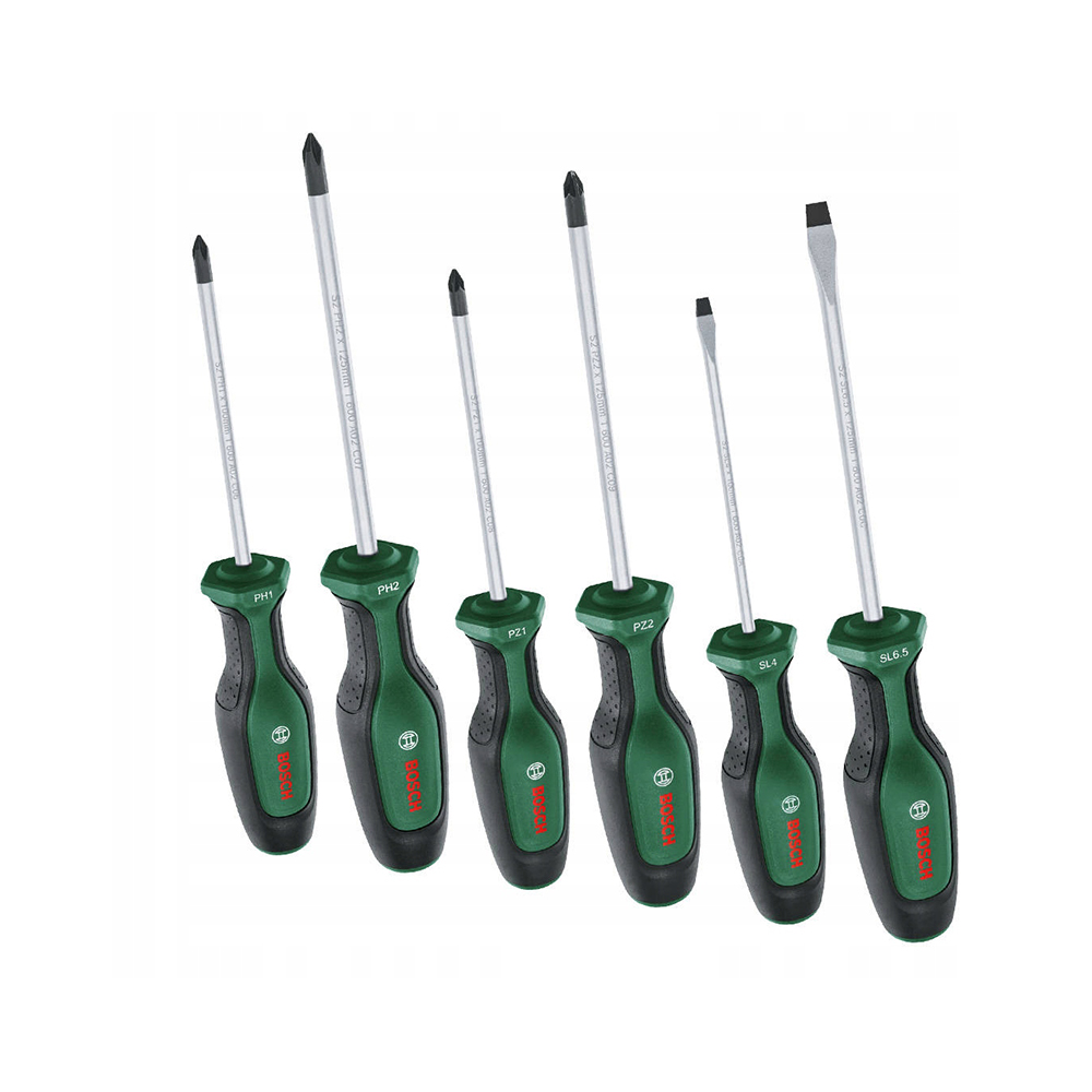BOSCH set odvijača PH/PZ/SL 6-dijelni