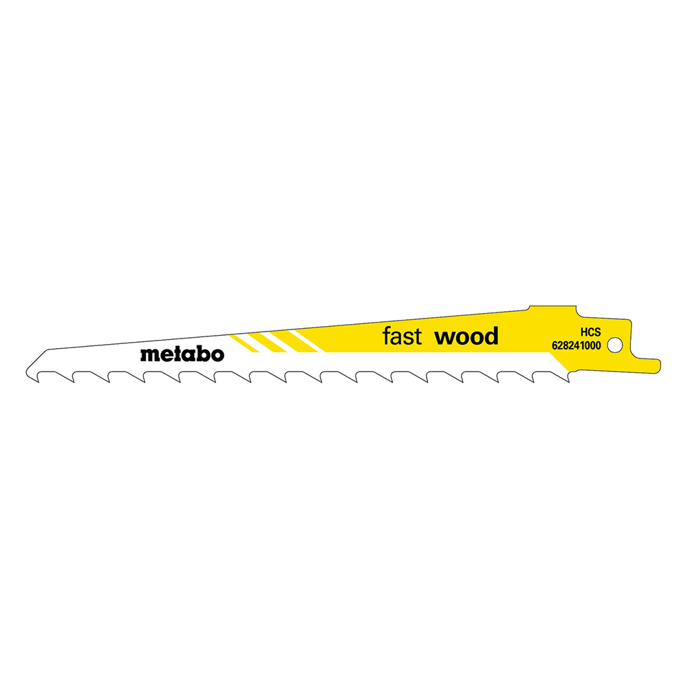 METABO list sabljaste pile HCS 150x1,25 mm Fast Wood, 5 kom
