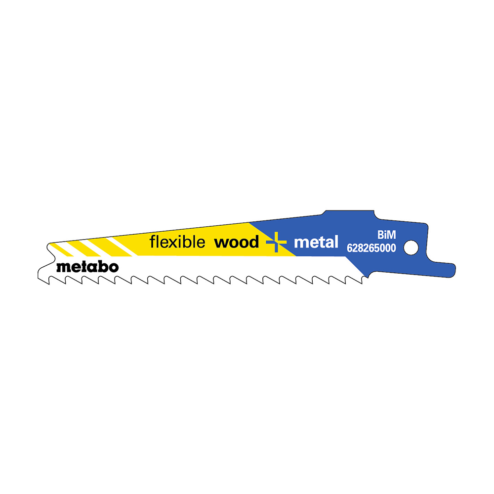 METABO list sabljaste pile BiM 100x0,90x4,0 mm Flexible Wood+Metal, 5 kom