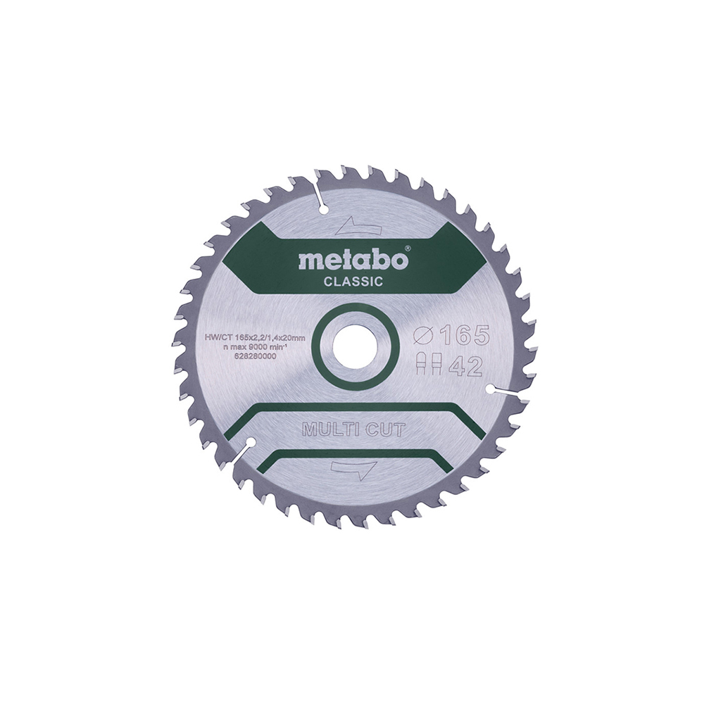 METABO list kružne pile 165x20 mm, 42Z, Multi Cut