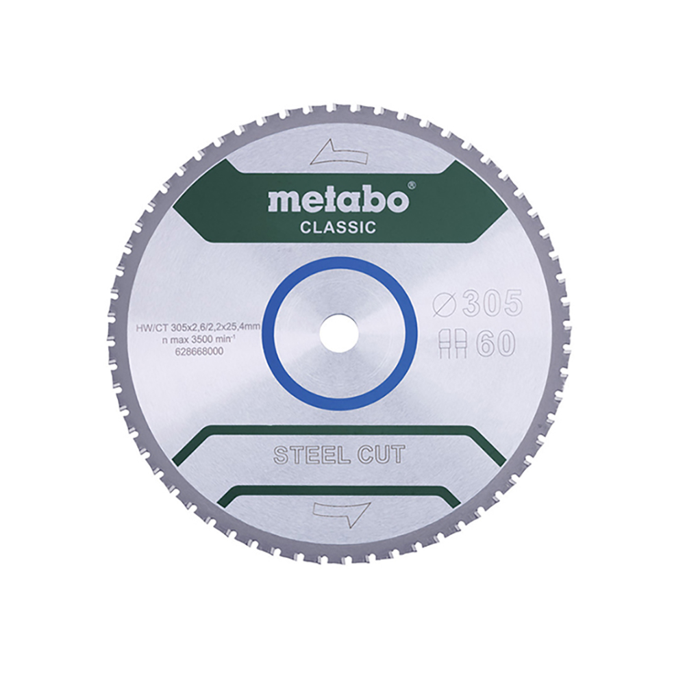 METABO list kružne pile 305x25,40 mm, 60Z, Steel Cut