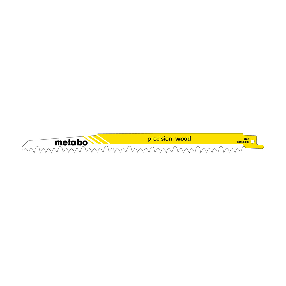 METABO list sabljaste pile HCS 240x1,25 mm Precision Wood, 2 kom