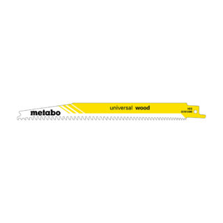 METABO list sabljaste pile HCS 200x1,25 mm Universal Wood, 5 kom