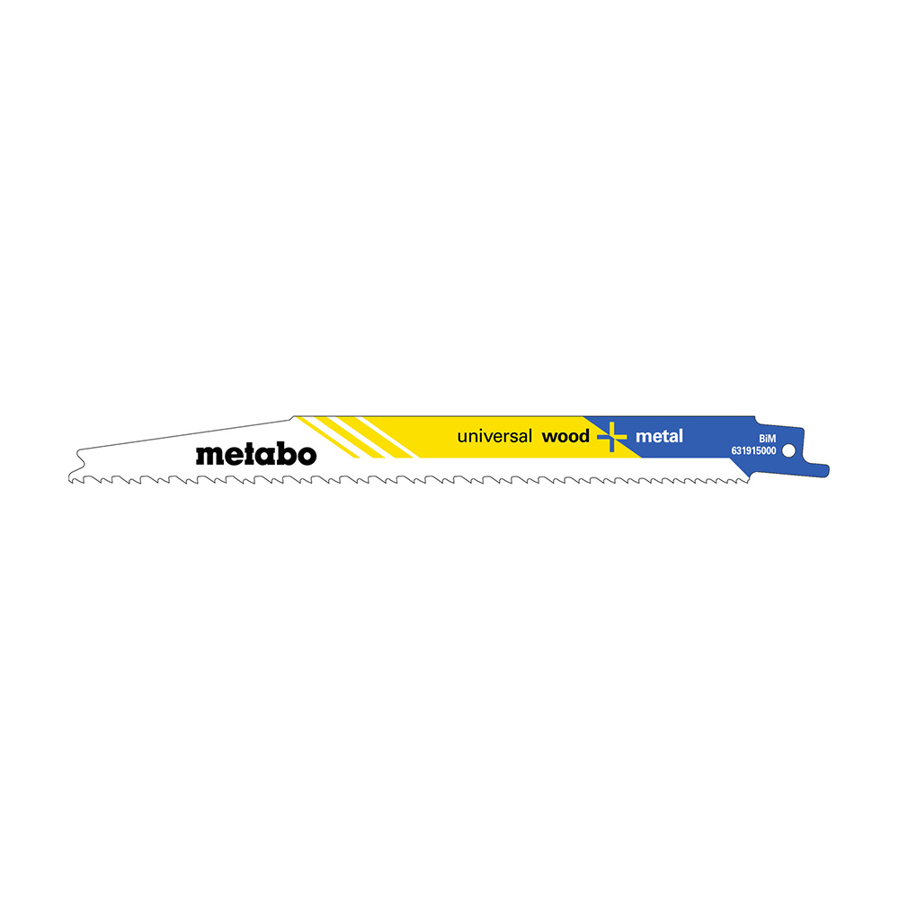 METABO list sabljaste pile Karbid 225x1,25 mm Universal Wood+Metal, 5 kom