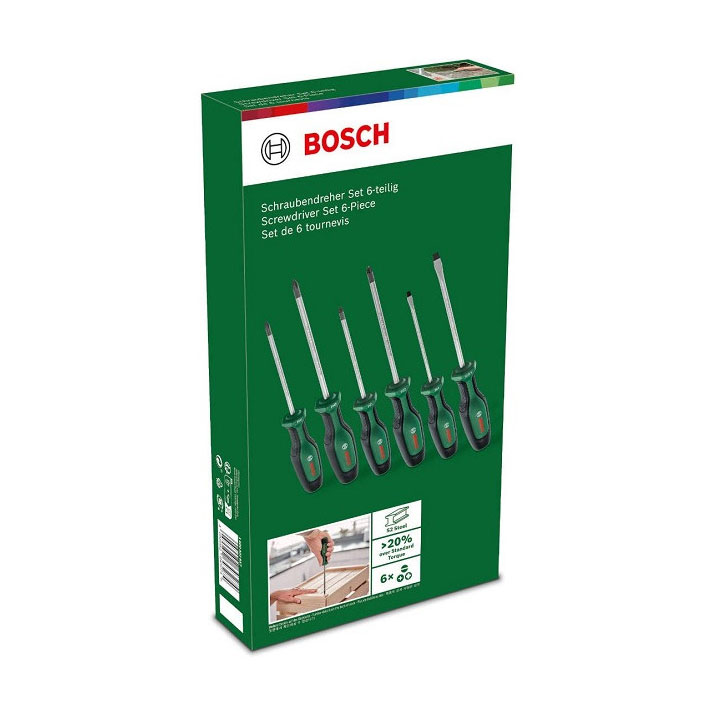 BOSCH set odvijača PH/PZ/SL 6-dijelni - Slika 2