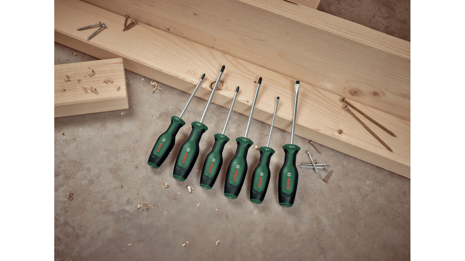 BOSCH set odvijača PH/PZ/SL 6-dijelni - Slika 3