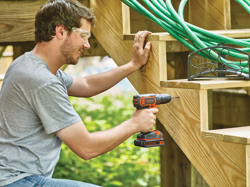 BLACK&DECKER aku udarna bušilica-odvijač BDCDC18BAFC-QW 2xAku 18V 1,5Ah + 80 dj. set pribora - Slika 2