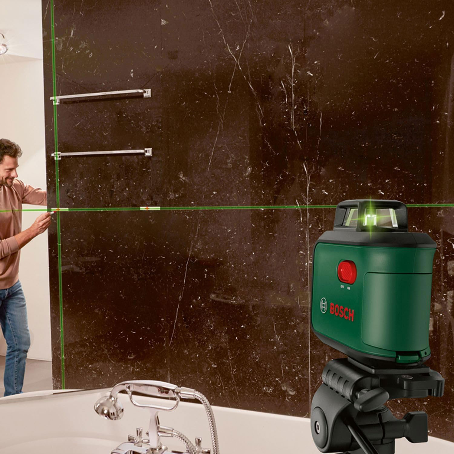 BOSCH laserski nivelir AdvancedLevel 360 Set + stativ - Slika 2