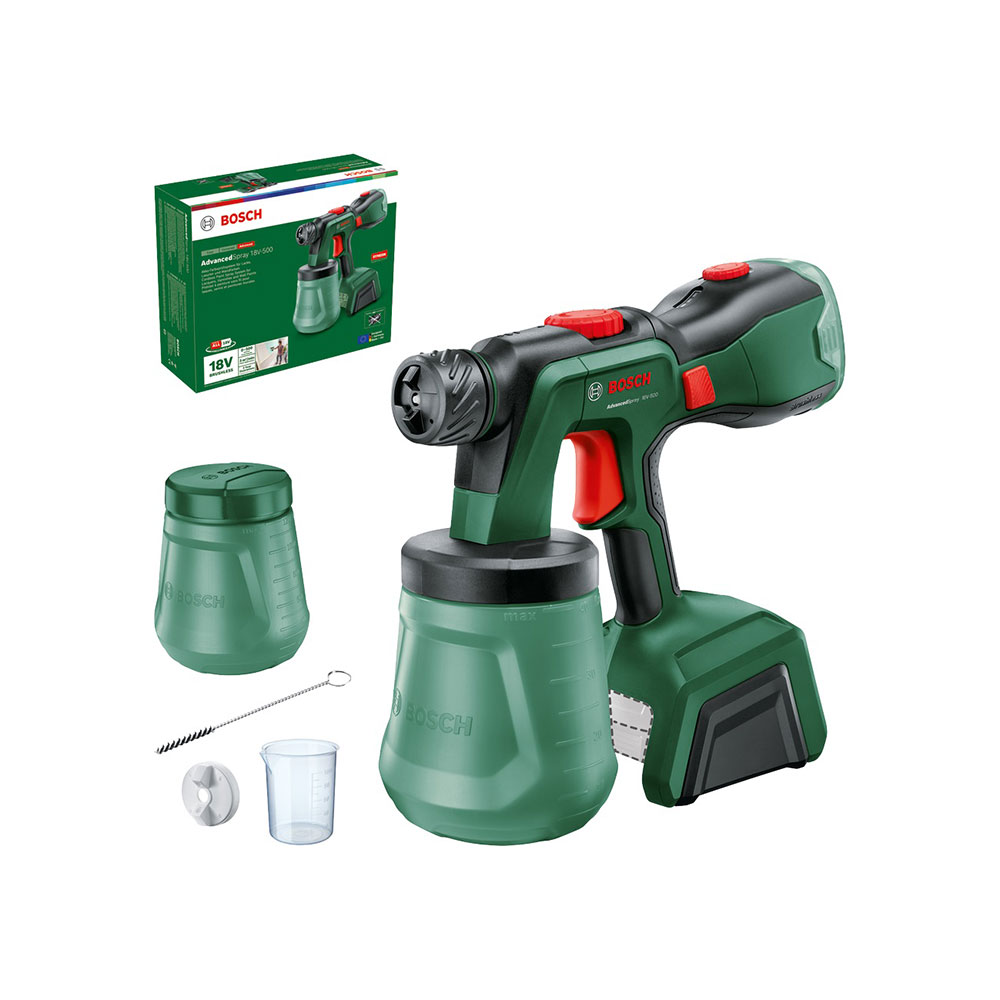 BOSCH aku sustav za prskanje boje AdvancedSpray 18V-500 18V bez baterije