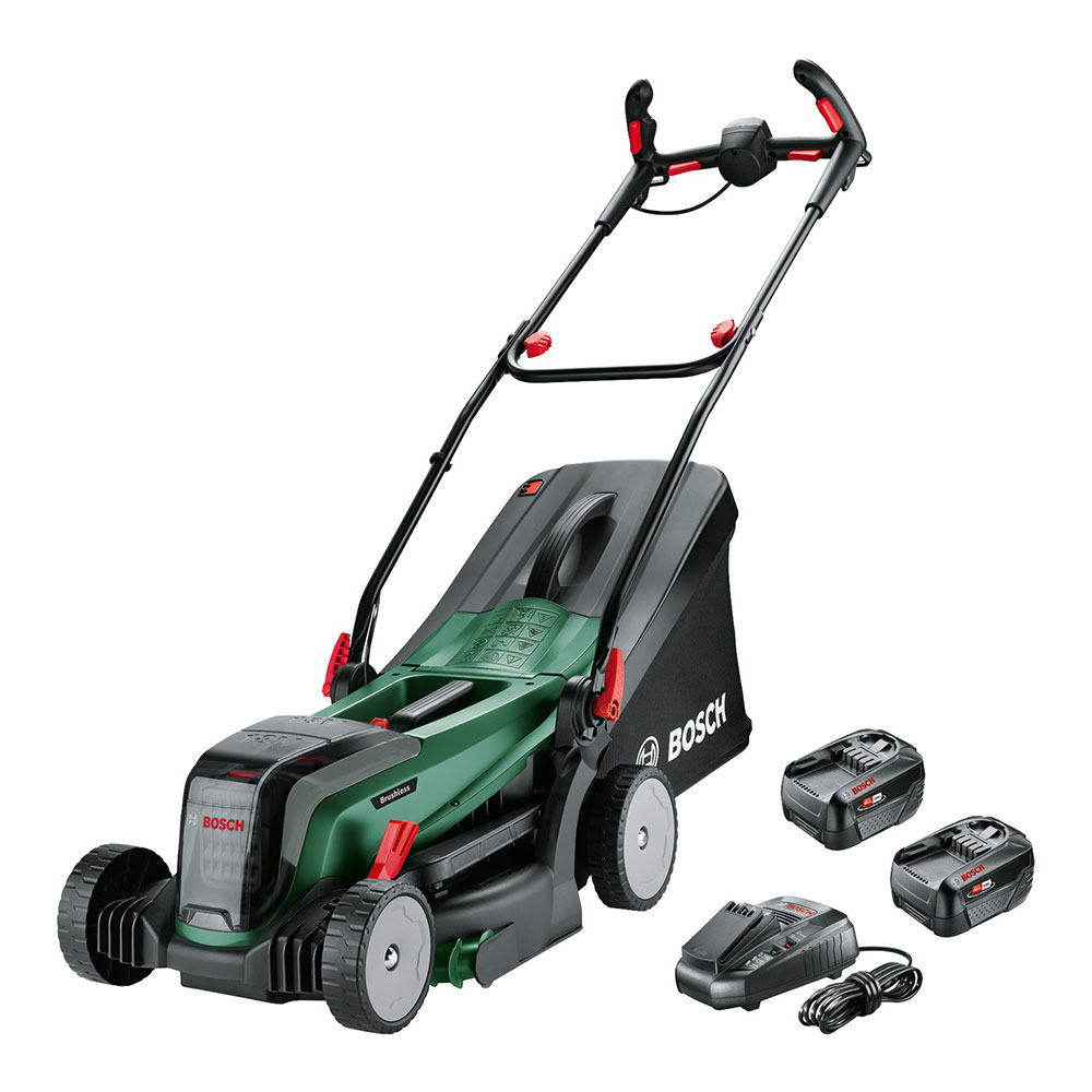 BOSCH aku kosilica za travu UniversalRotak 2x18V-37-550 2xAku 18V 4,0Ah