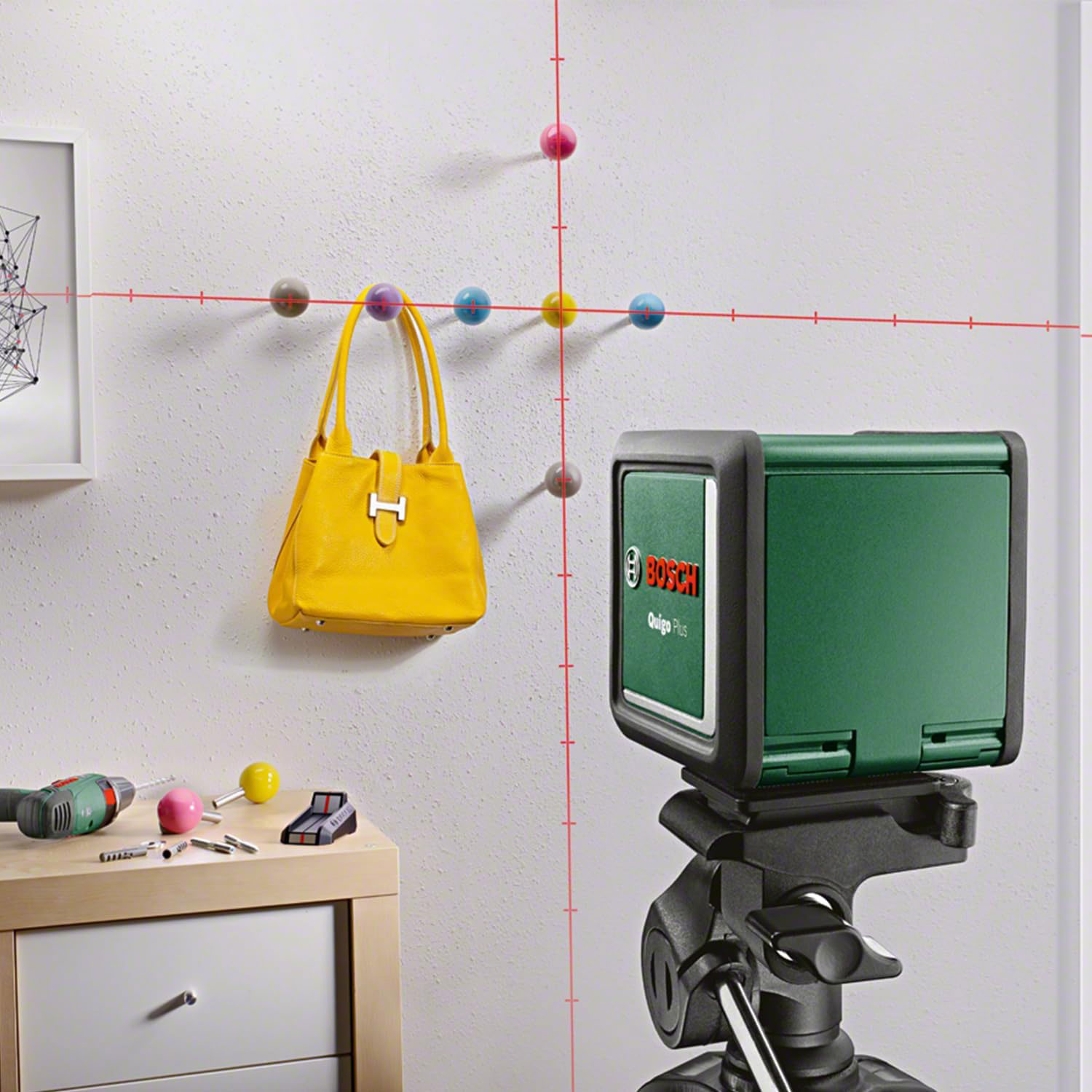 BOSCH križni laserski nivelir Quigo Plus - Slika 2