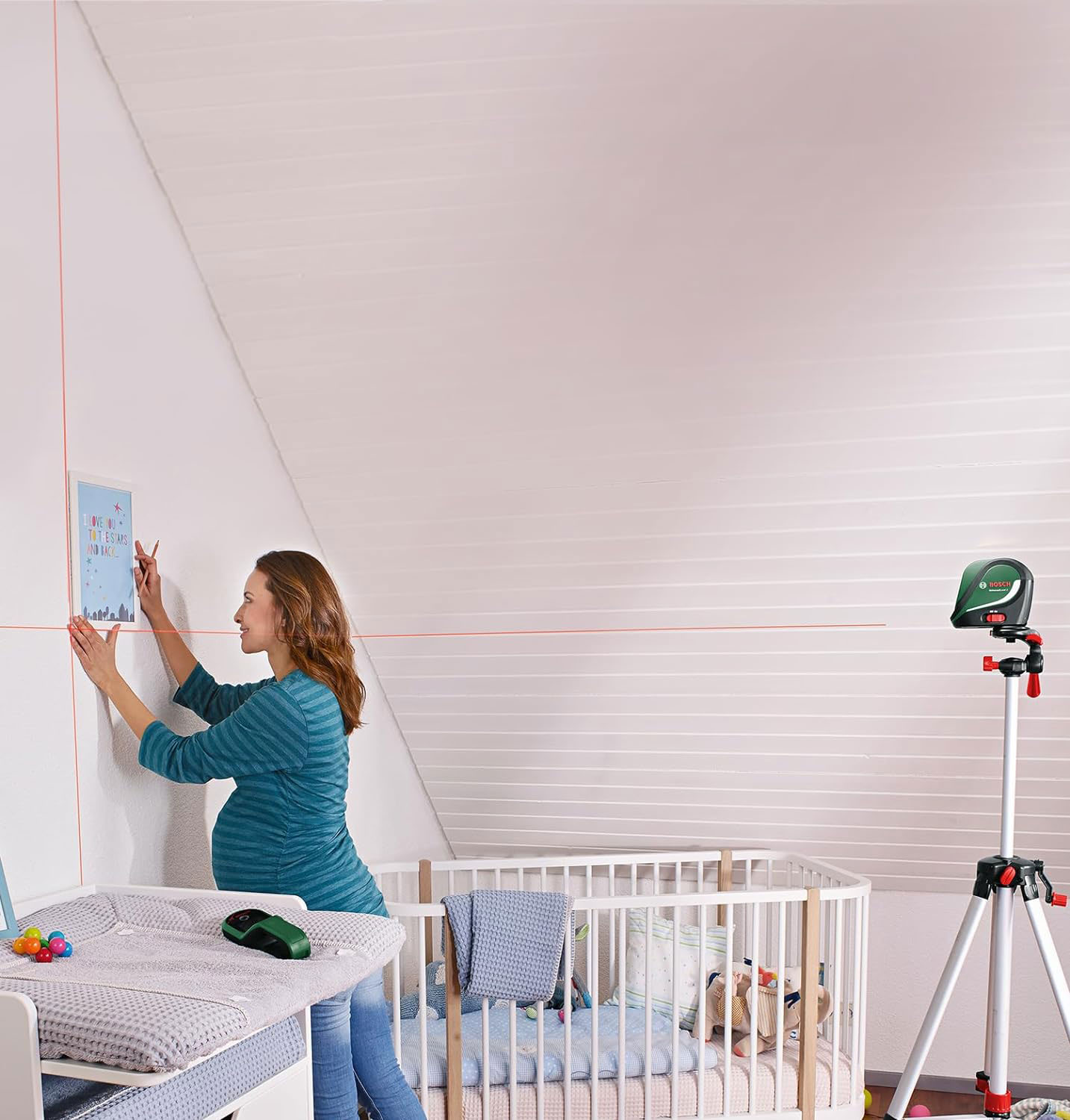 BOSCH križni laserski nivelir UniversalLevel 3 Set + stativ - Slika 3