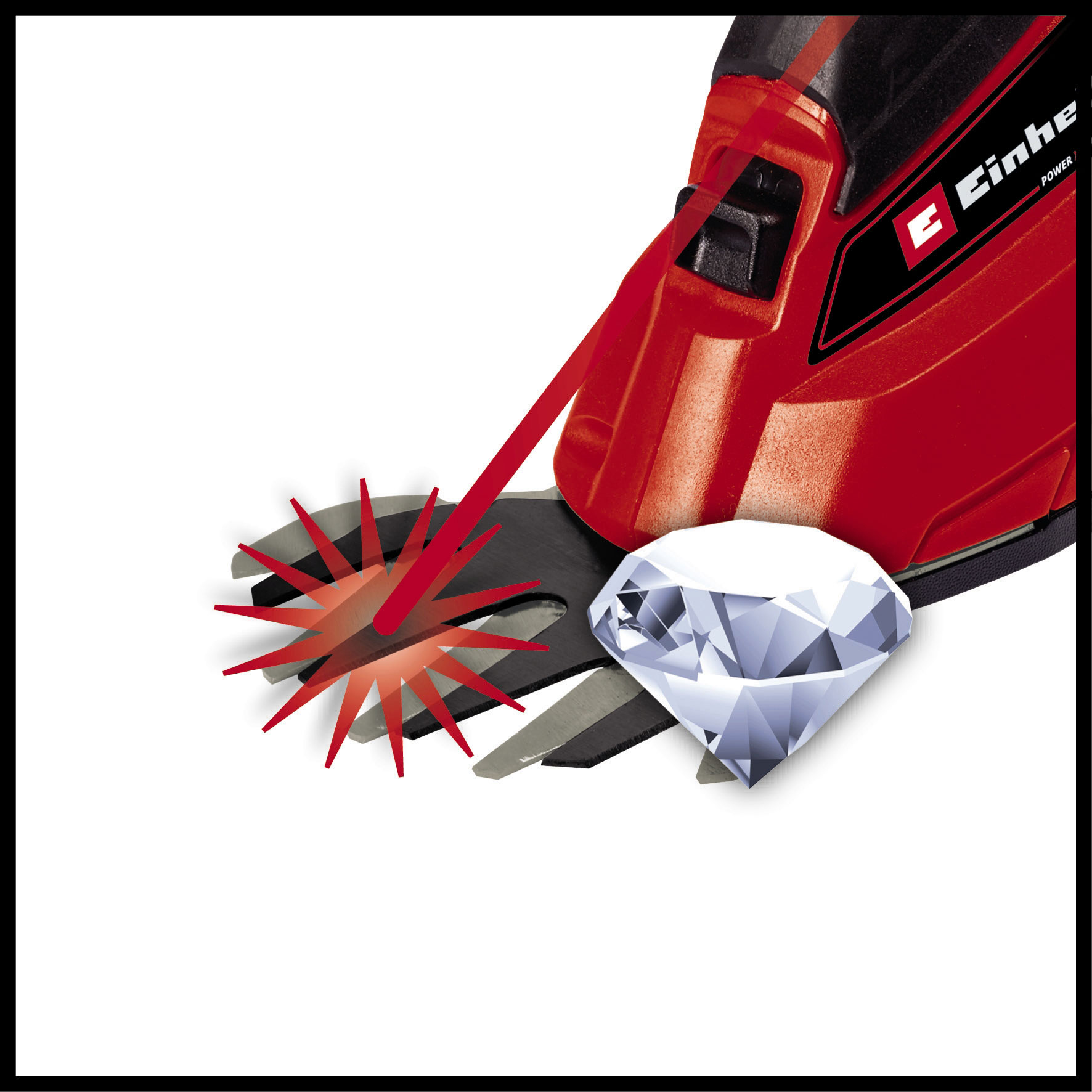 EINHELL aku škare za travu i grmlje GC-CG 18/1 Li PXC 18V bez baterije - Slika 4