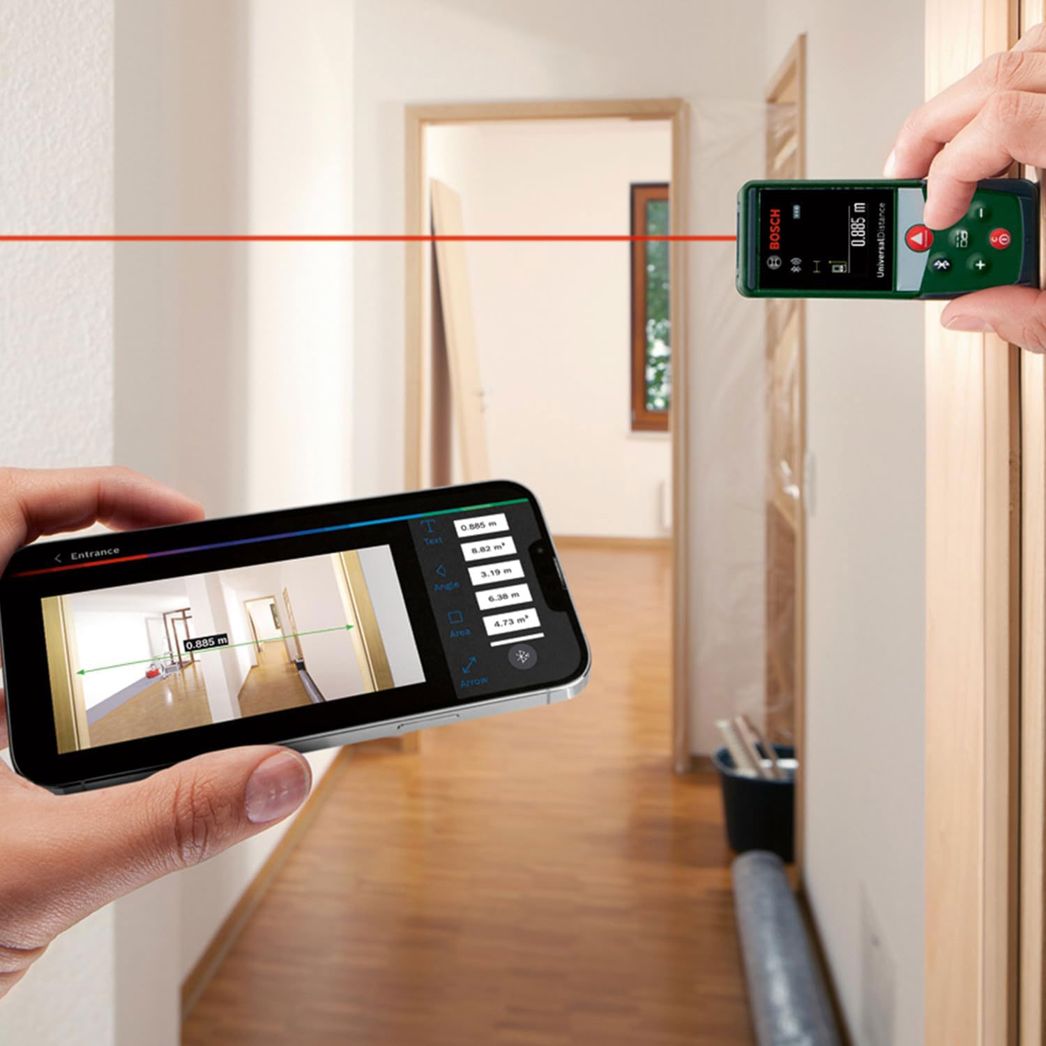 BOSCH digitalni laserski daljinomjer UniversalDistance 40C - Slika 4