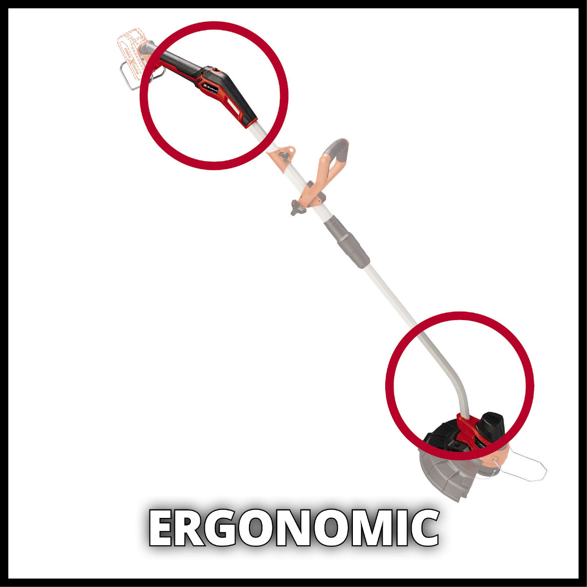EINHELL aku trimer za travu GE-CT 18/33 Li E PXC 18V bez baterije - Slika 2
