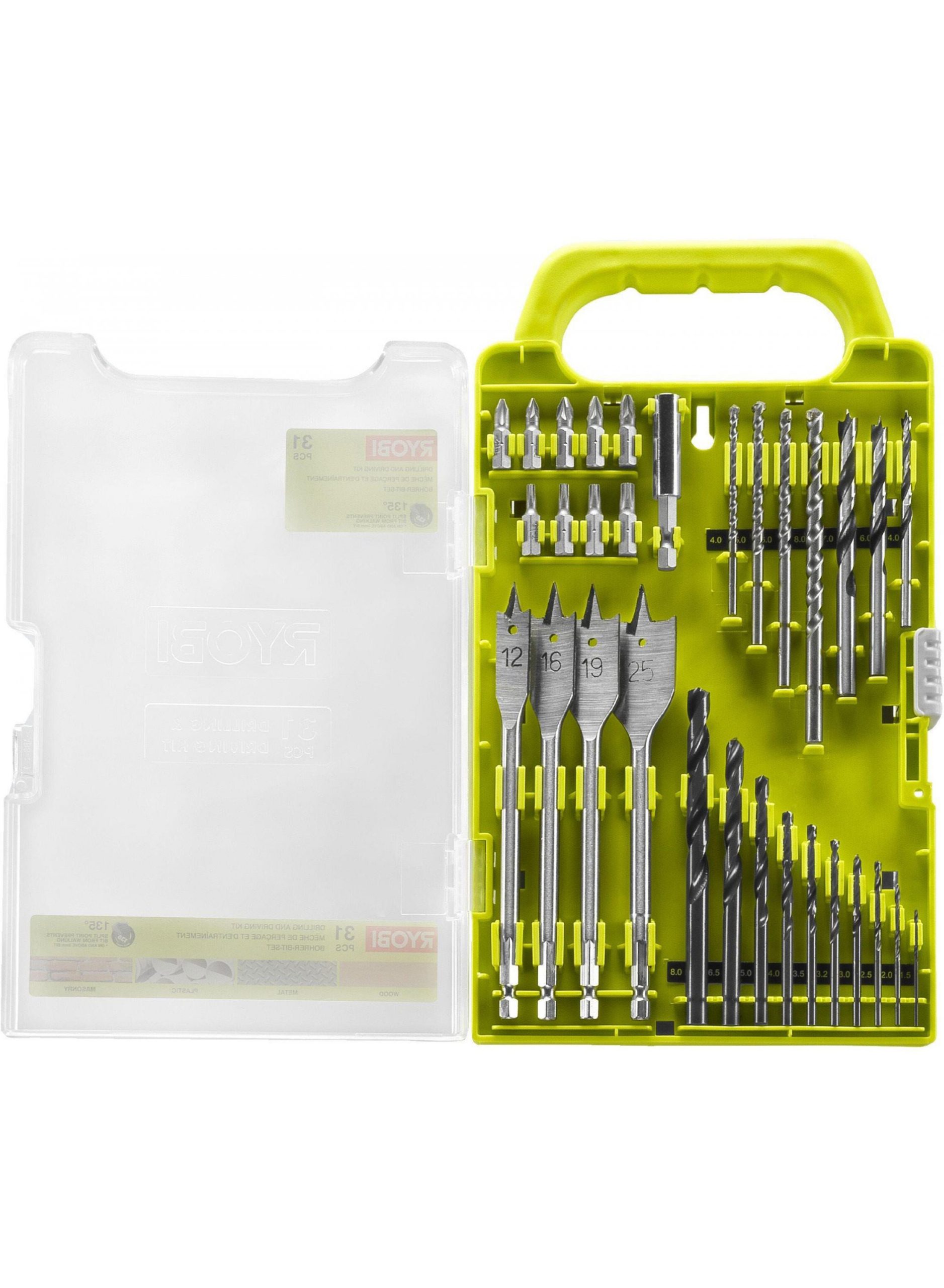 RYOBI set svrdala i bitova RAKDD31, 31-dijelni - Slika 2