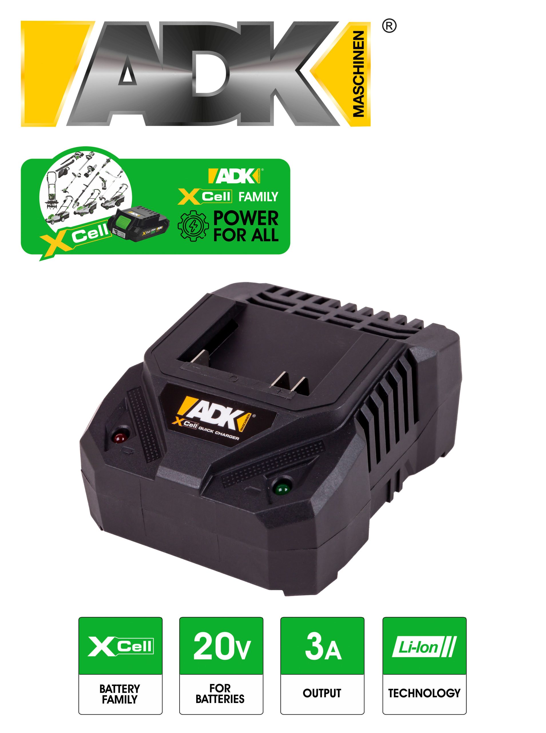 ADK brzi punjač SF8M248 20V Li-ion Xcell - Slika 2