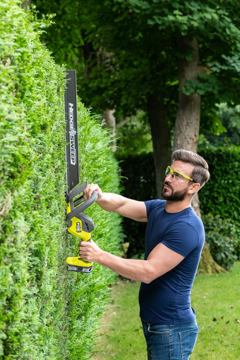 RYOBI aku škare za živicu RY18HT55A-120 18V 2,0Ah - Slika 3