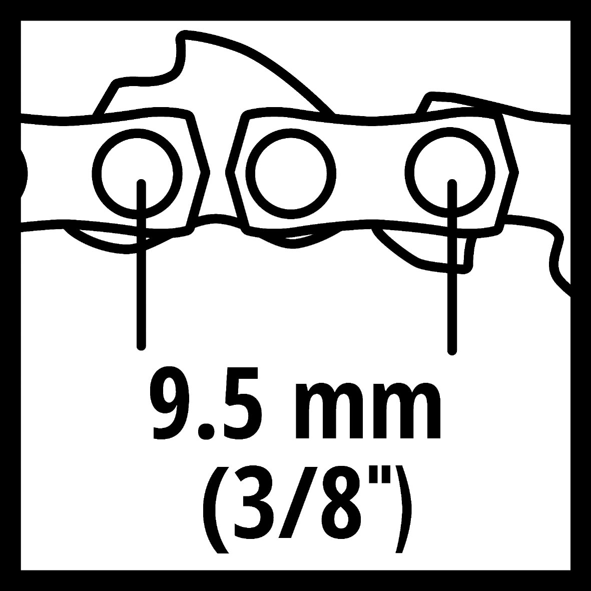 EINHELL lanac za lančanu pilu za FORTEXXA 18/20 TH, GC-LC 18/20 Li T, GC-EC 7520 T - Slika 4