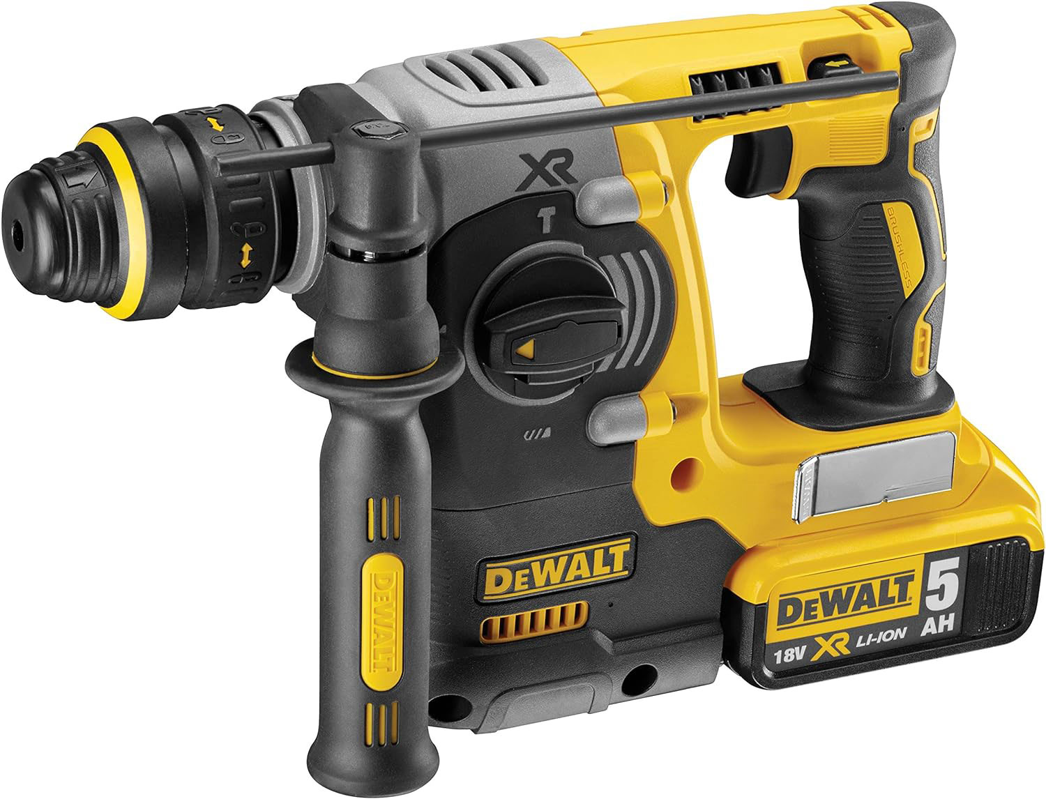 DEWALT aku set DCK422P3T-QW - aku bušaći čekić DCH273 + aku kutna brusilica DCG405N + aku udarna bušilica DCD796 + aku udarni odvijač DCF887 XR - Slika 4