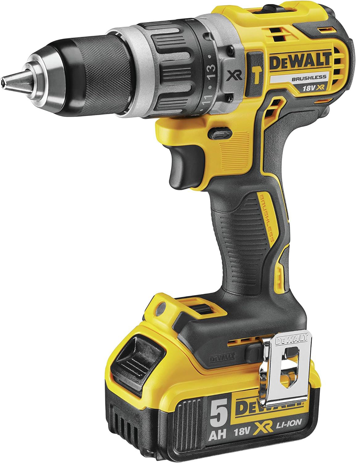 DEWALT aku set DCK422P3T-QW - aku bušaći čekić DCH273 + aku kutna brusilica DCG405N + aku udarna bušilica DCD796 + aku udarni odvijač DCF887 XR - Slika 5