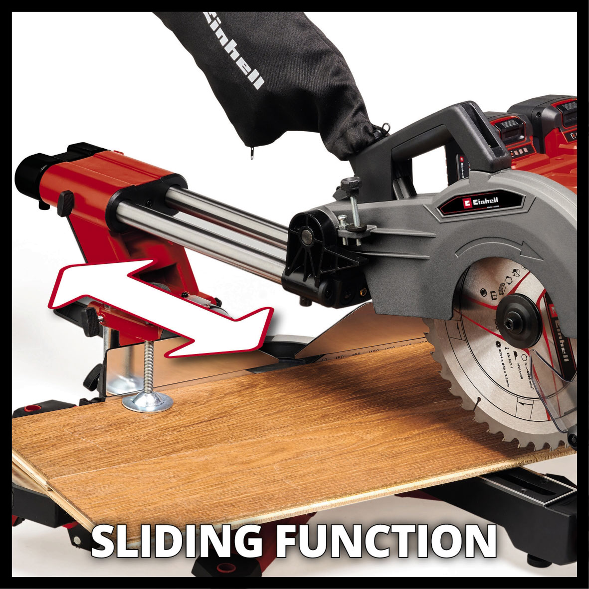 EINHELL aku potezno preklopna pila TE-SM 36/10 L Li PXC 18+18V bez baterije - Slika 8