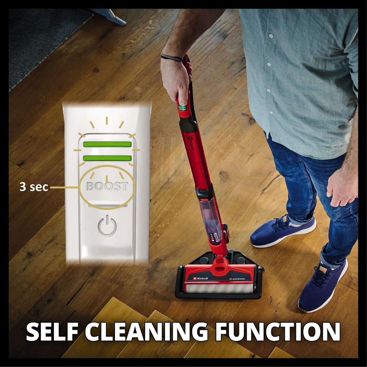 EINHELL aku čistač tvrde podloge CLEANEXXO PXC 18V bez baterije - Slika 9