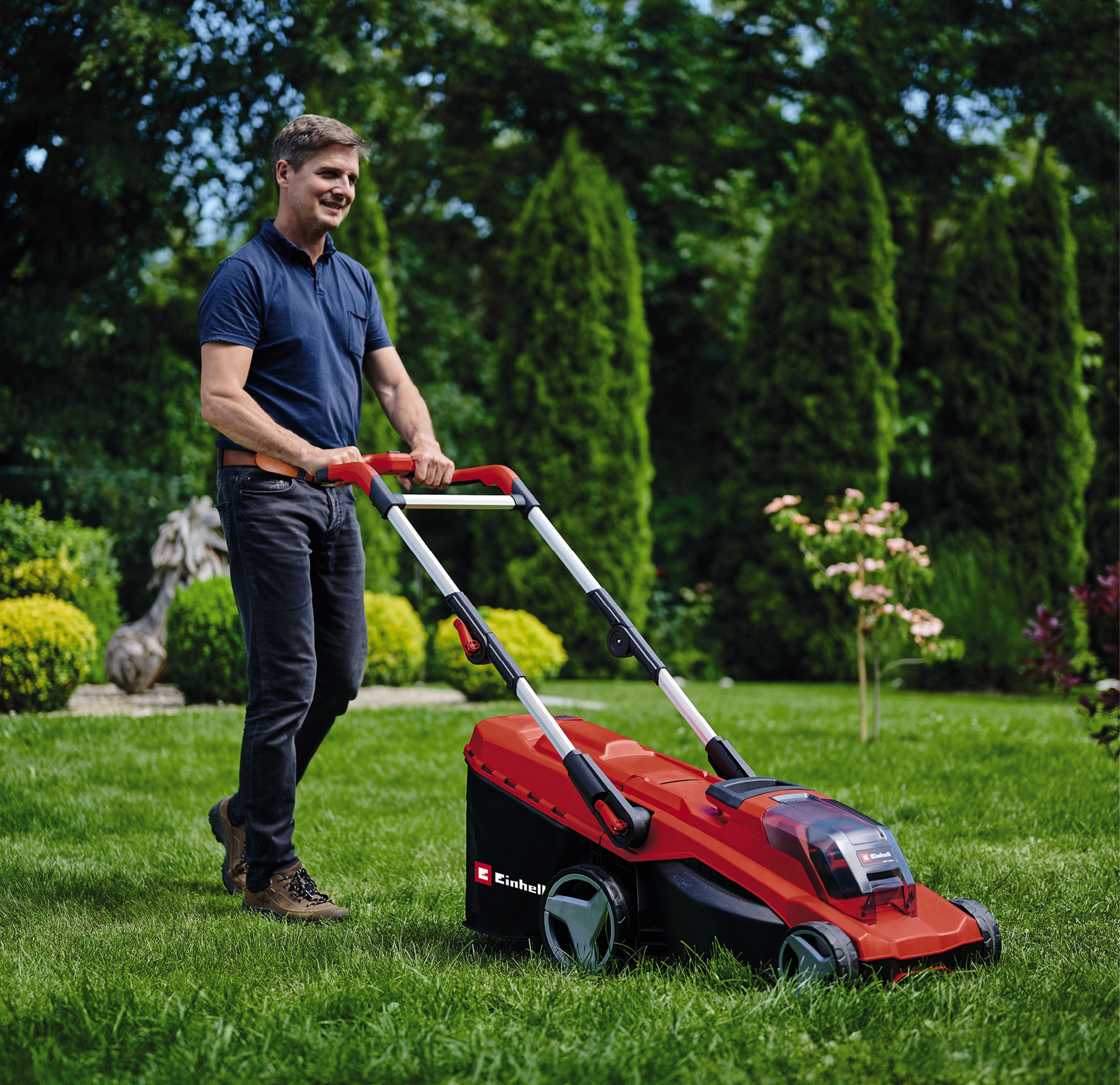 EINHELL aku kosilica za travu za travu GP-CM 36/41 Li PXC 18+18V bez baterije - Slika 7