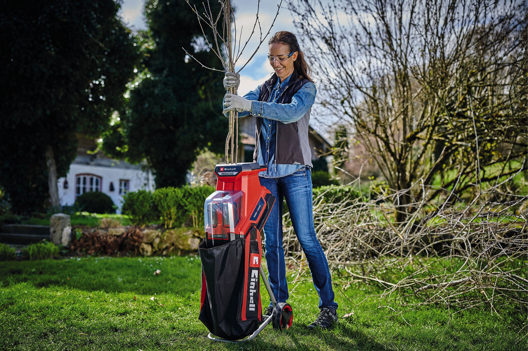 EINHELL aku sjeckalica vrtnog otpada REDAXXO 36/25 PXC 18+18V bez baterije - Slika 11