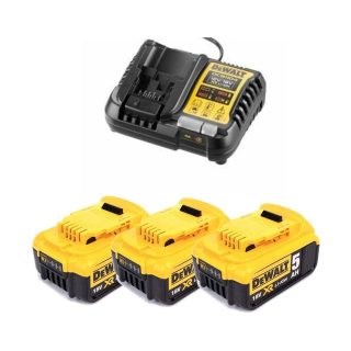 DEWALT aku set DCB1104P3-QW XR 3xAku 18V 5,0 Ah 1xpunjač