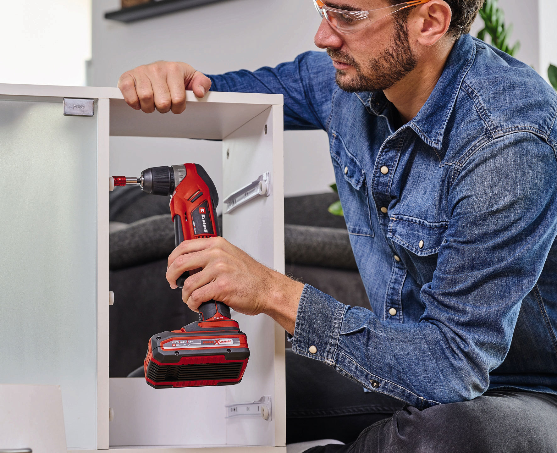 EINHELL aku kutna bušilica TE-AD 18 Li PXC 18V bez baterije - Slika 7