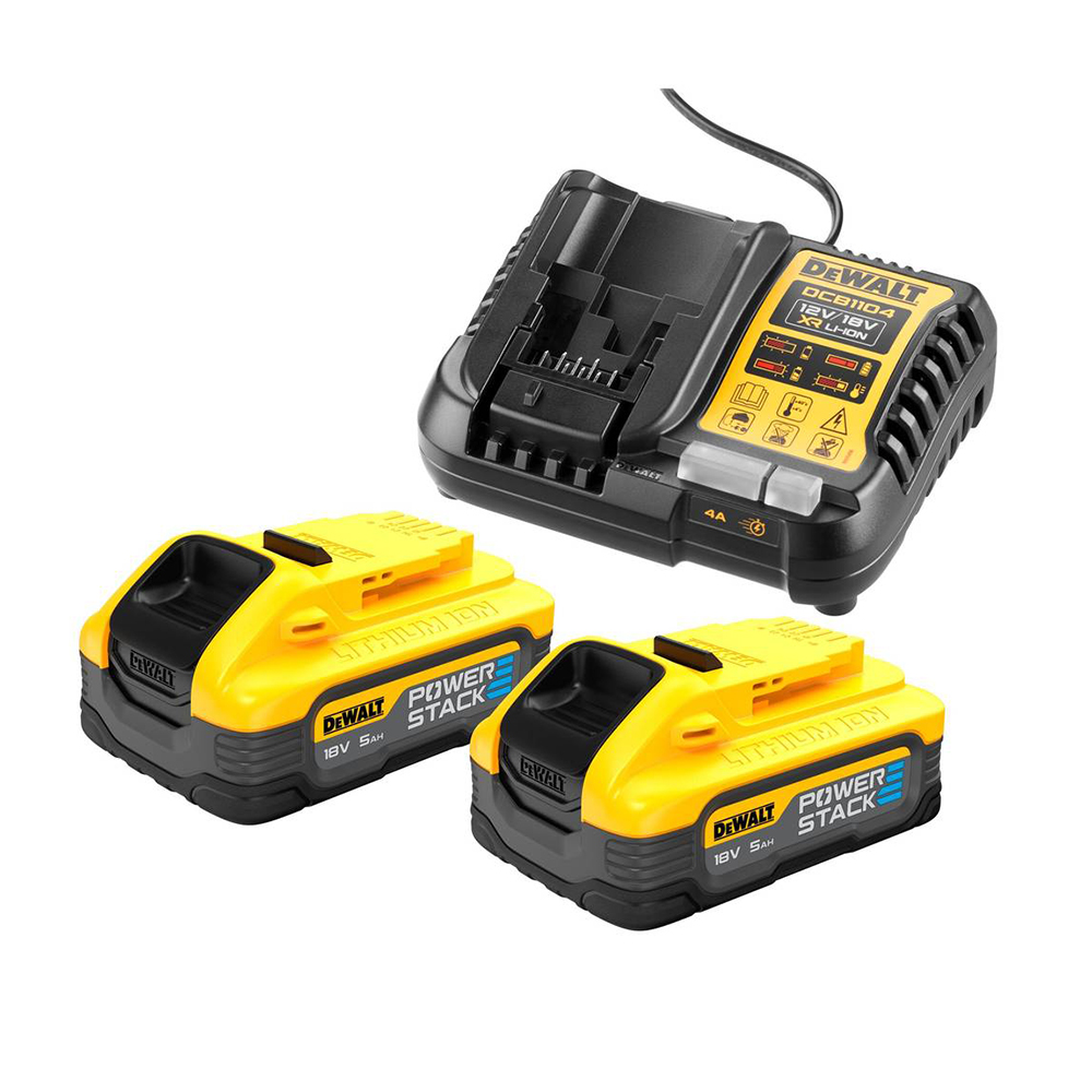 DEWALT aku set DCB1104H2-QW XR 2xAku 18V 5,0Ah 1xpunjač