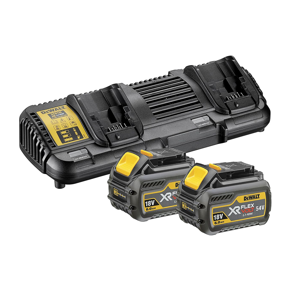 DEWALT aku set DCB132T2-QW 2xAku XR FLEXVOLT 18/54V 6,0Ah 1xpunjač