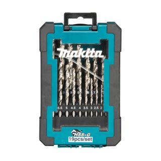 MAKITA set svrdala za metal HSS-G 1-9,5 mm 19-dijelni D-67549