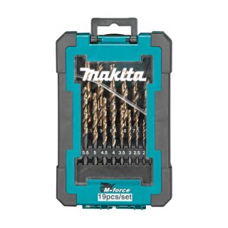 MAKITA set svrdala za metal M-force HSS 1-9,5 mm 19-dijelni D-67583
