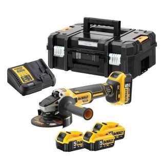 DEWALT aku kutna brusilica DCG405P3-QW XR 3xAku 18V 5,0Ah kovčeg