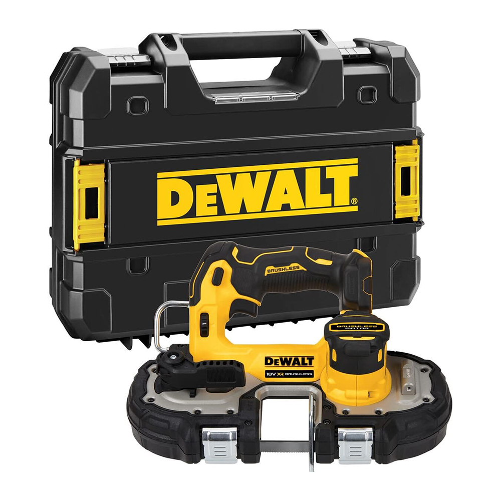 DEWALT aku tračna pila DCS377NT-XJ XR 18V bez baterije kovčeg