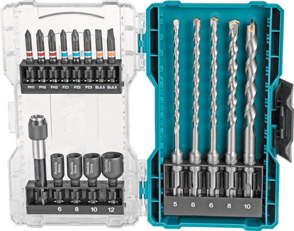 MAKITA set svrdala i bitova 18-dijelni E-07026 - Slika 2