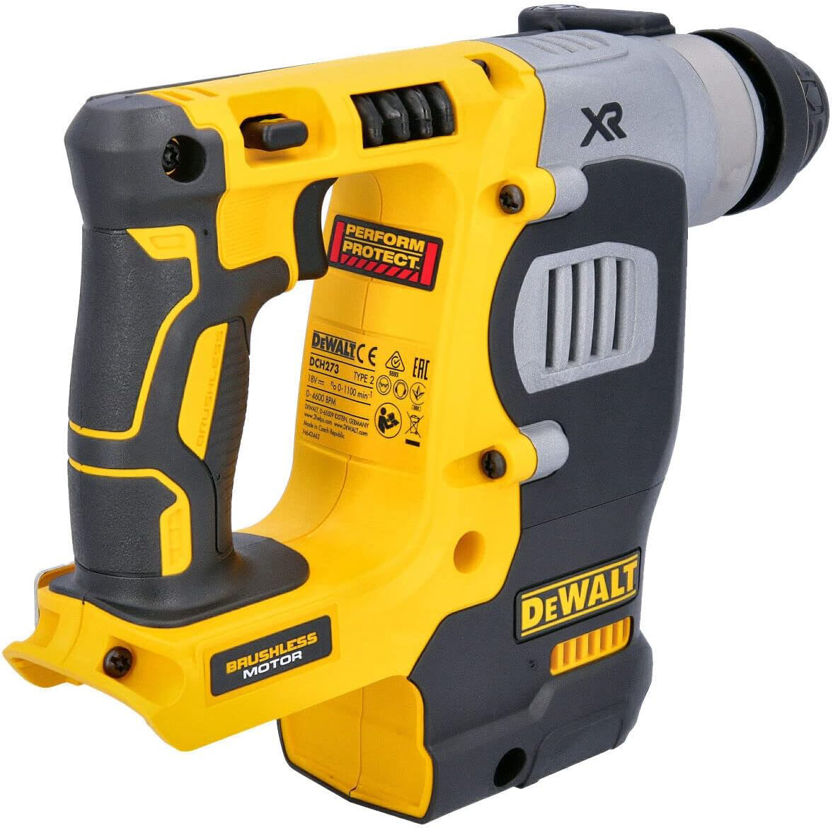DEWALT aku udarni čekić DCH273N-XJ XR 18V bez baterije - Slika 5