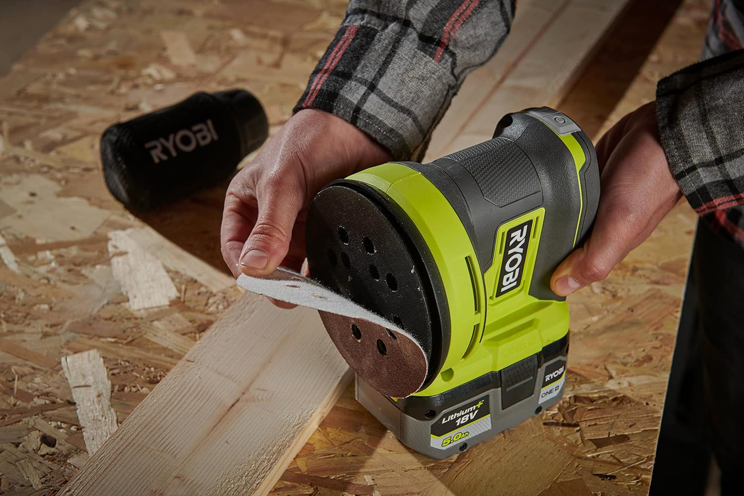 RYOBI aku ekscentrična brusilica RROS18-0 18V bez baterije - Slika 2
