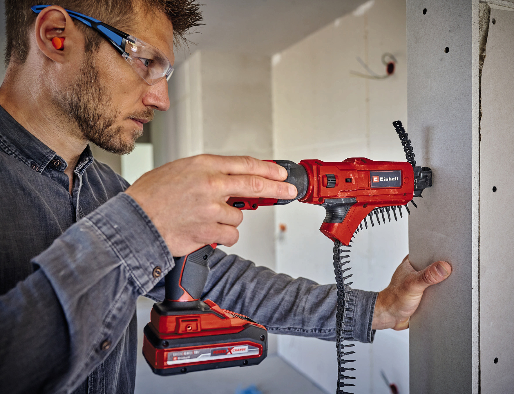 EINHELL vijak za suhu gradnju na redeniku, fini navoj, 3,5x25 mm za TE-DY 18 Li - Slika 5