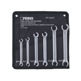 FERVI set ključeva za kočione lajtunge 8x10-19x22 mm, 6 dj. 0541S-FRV