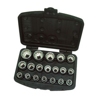 FERVI set nasadnih ključeva 1/2" 8-32 mm, 19 dj. 07952-FRV