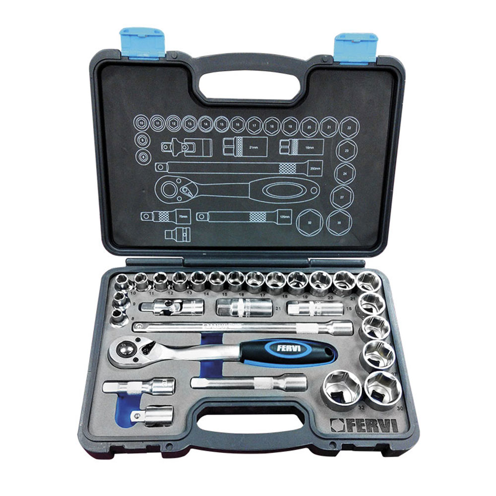 FERVI set nasadnih ključeva 1/2" 28 dj. S328-FRV