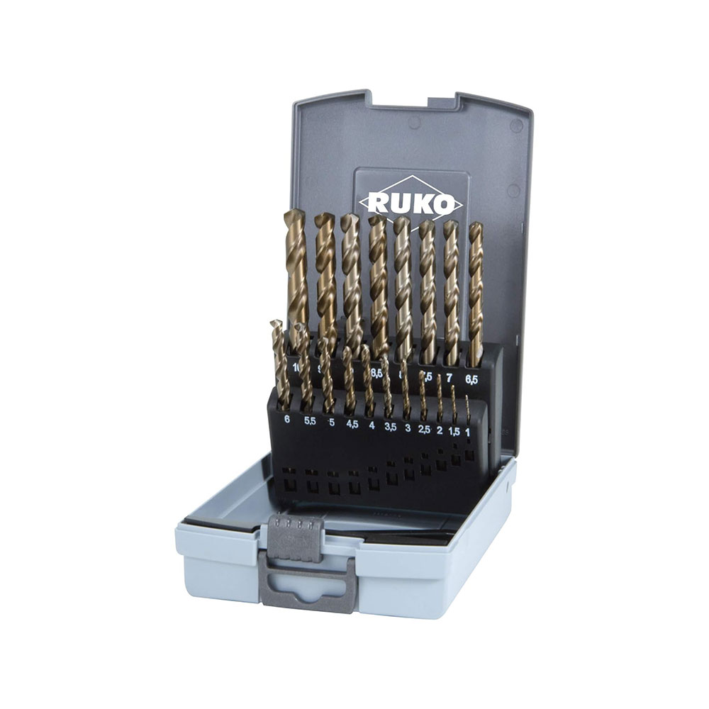 RUKO set svrdala za metal 1-10 mm, 19 dj. 215214RO-RUK